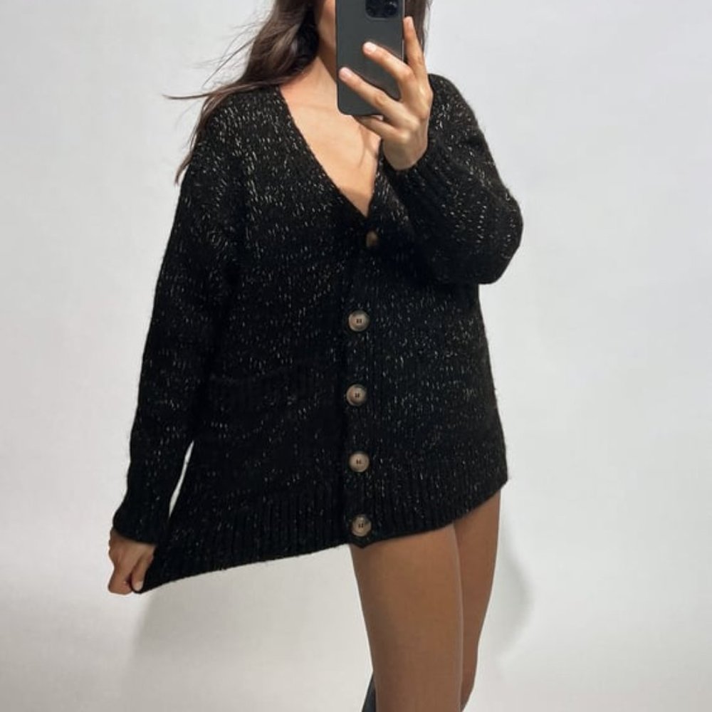 NWT ZARA POCKET KNIT CARDIGAN S, M 4331 - Picture 3 of 8
